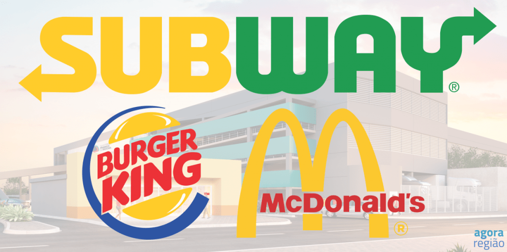 subway burger king e mc donalds shopping franco da rocha